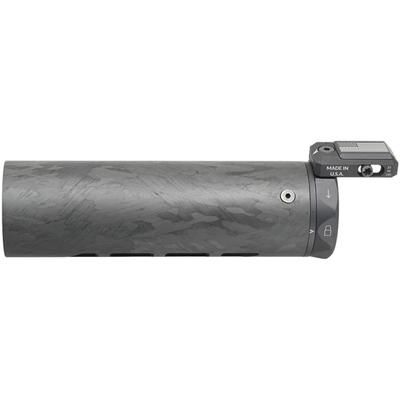 MODTAC U-RAC Suppressor Shield MCX/MPX Rail Type Natural/Clear Coat Carbon Fiber 5.5in 18B-004-MCX-55-N