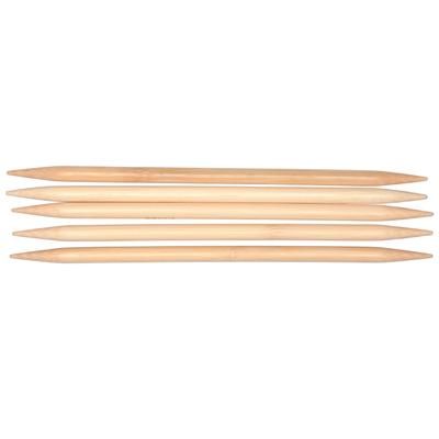 buttinette Aiguilles double pointes, bambou, 20 cm