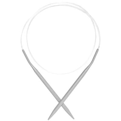buttinette Aiguilles circulaires, aluminium, 80 cm