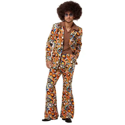 Costume "cercles rétro" pour homme