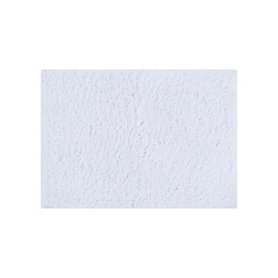 Wide Width Micro Plush Collection 100% Polyester 17" X 24" Rectangle Bath Rug by Homestyles in White (Size 24" W 40" L)