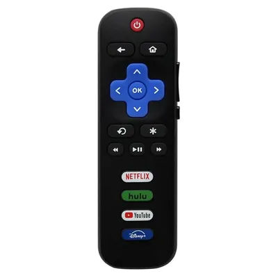 Télécommande de remplacement RC280A uniquement pour TV Roku pour téléviseurs TCL Roku/Hisense Roku/Onn Roku/Philips Roku (pas pour Stick and Box)