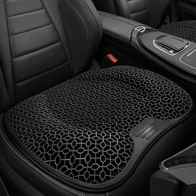 TEMU Breathable Gel Car Seat Cushion, Honeycomb Design Cooling Pad, Non-slip Office Chair Support Cushion