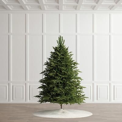 9 ft. Christmas Tree - Carolina Fraser Fir Quick-Light Tree - Frontgate - Artificial Christmas Tree