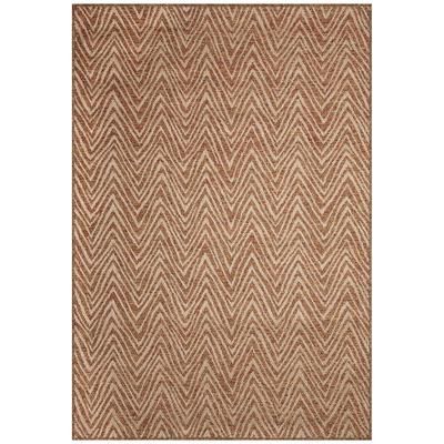 Roma Mountains Indoor/Outdoor Area Rug Cool by Brylane Home in Warm (Size 7'10"X9'10")