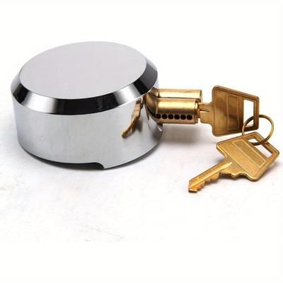 TEMU Heavy Van Lock 73mm High Security Lock Heavy Duty Stainless Steel Round Concealed Padlock For Storage Units Shutter Gate Van Warehouse Factory