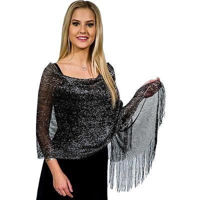 Elegante Vintage Anni Ruggenti Sciarpe da flapper Il grande Gatsby Charleston Costume Per donna San Valentino Mascherata Quotidiano Feste Matrimonio Adulti Scialle Estate