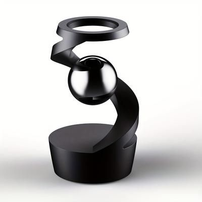 TEMU Anti-gravity - Smooth Desk Toy, Home Or Office Decor, Ideal & Christmas Gift, In Gray/silvery/black