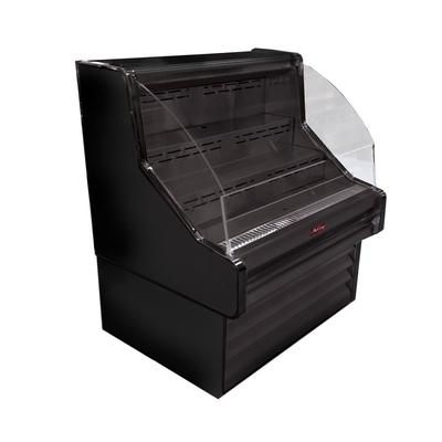 Howard-McCray SC-OS30E-3C-B-LED 39" Impulse Horizontal Open Air Cooler w/ 3 Levels, 115v, Black