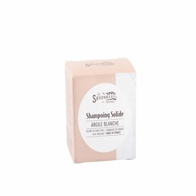La Savonnerie de Nyons - Shampoo solido, argilla bianca 110 g