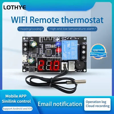 Thermostat à distance WIFI, Module de contrôle de température de haute précision, application de refroidissement et de chauffage, collecte de température XY-WFT1 WFTX