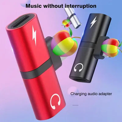 Adaptateur d'écoute et d'appel 2 en 1, double éclairage, pour Iphone 11 12 13 X XS MAX XR 7 8 Plus, séparateur de chargeur Audio pour écouteurs