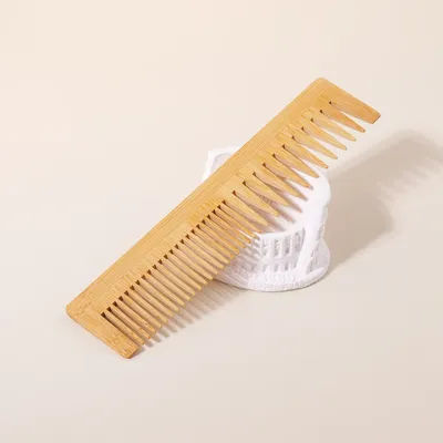 1pc wide and fine toothed wood comb, anti static and anti residue wood comb,hair removal comb，Special for real hair wigs