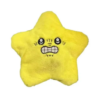 Plush Doll Pendant Pentagram Cartoon Plush Toy Soft And Fluffy Decoration Tool For Bags Car Keys