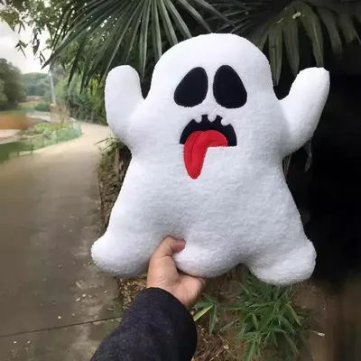 Ghost Plush Pillow Ghost Decorative Stuffed Pillows Halloween Ghost Throw Pillows Ghost Stuffed