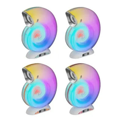 Portable Speaker Conch Shaped With RGB Lights Loud Stereo Sound And Bass Technology Handheld Pocket