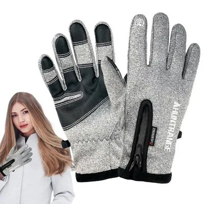 Electric Heated Gloves USB Hand Warmer Gloves Touchscreen Heated Mittens Heated Winter Gloves