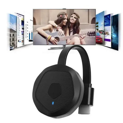 2.4G/5G 1080P Wifi Display Receiver Wireless/WiredHDMI-compatible Dongle Miracast AirPlay DLNA TV