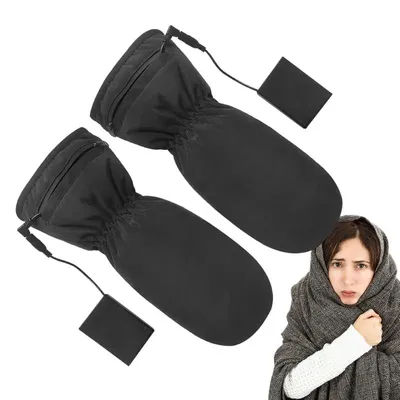 Heating Gloves Men Women Rechargeable Electric Heating Gloves Comfortable Heating Work Gloves Cold