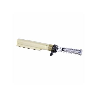 Guntec USA AR-15 Mil-Spec Buffer Tube Set Gold Plated MILTUBESET-GLD
