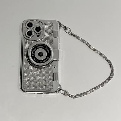TEMU Silvery Camera Phone Case For Phones 15 14 11pro Promax