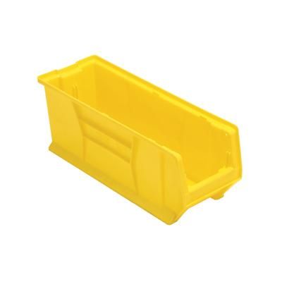 Quantum Food Service QUS951 YL Hulk Stack Shelf Container - 23 7/8" x 8 1/4", Yellow