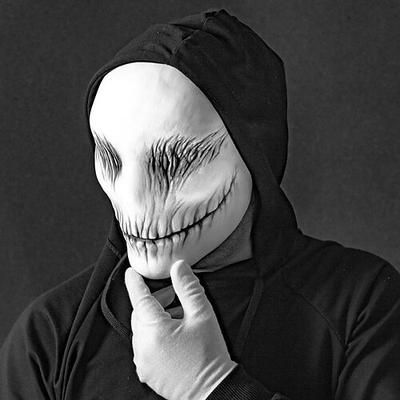 Maschera Testa Intera Fantasma Costume Spaventoso Adulti Per uomo Per donna Halloween Carnevale martedì grasso Feste Costumi di Halloween facili Vestirsi