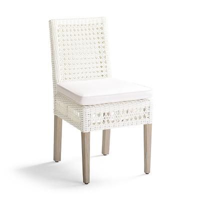 Eberly Dining Replacement Cushions - Bench, Solid, Snow - Frontgate