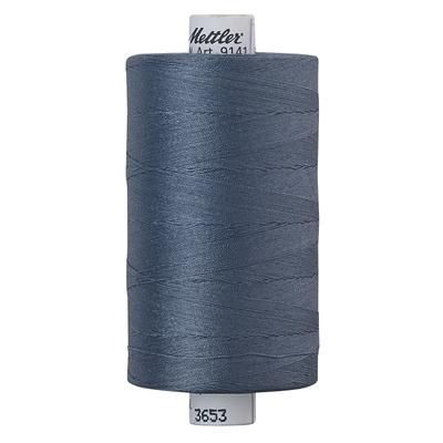 Mettler Silk Finish Cotton 40, fil pour quilting, épaisseur : 40, bobine de 1000 m, jeans