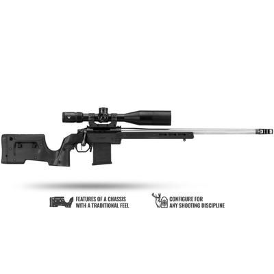 MDT XRS Savage Rifle Chassis Long Action CIP Right Hand Black 106015-BLK