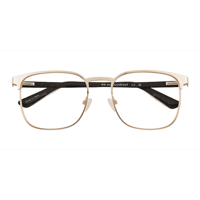 Unisex s square Matte Gold Carbon Fiber,Metal Prescription eyeglasses - Eyebuydirect s Whir