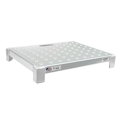 New Age 53600 Ergo Single Step Platform - Aluminum, Silver