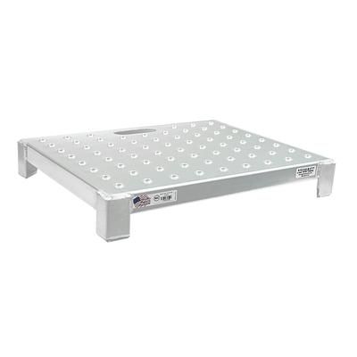New Age 53600 Ergo Single Step Platform - Aluminum, Silver