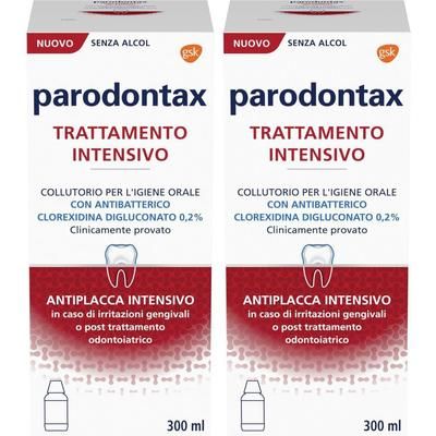 Parodontax Trattamento Intensivo Clorexidina 0,2% Set da 2 2x300 ml Co