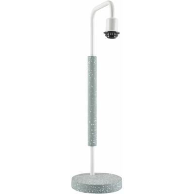 Ellerstadt 25"H x 10"W x 10"D Green/White/Translucent Table Lamp - Boutique Rugs
