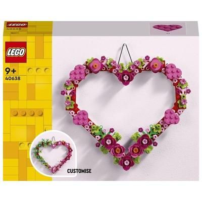 LEGO Creator 40638 Cuore Ornamento, Gioco da Costruire per Bambini 9+,