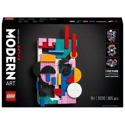 LEGO ART 31210 Arte Moderna, Canvas Astratto da Costruire, Hobby Creat