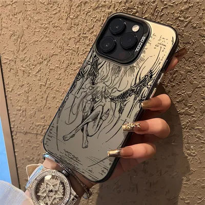 Luxury Black Angel Death Demon Case for Samsung Galaxy S24 S23 S22 S21 S20 Note20 Ultra Plus FE M31