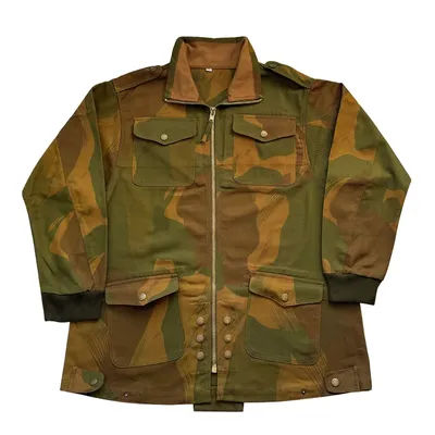 WW2 British Denison Smock Paratrooper To Simulate Vintage Jacket Camouflage Shirt Height Replica Soldier Uniform Smock Denison