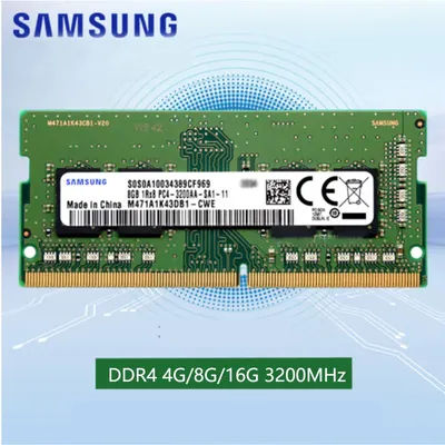 Samsung DDR4 4GB 8GB 16GB 32GB 64GB 2400mhz 2133 2666mhz 3200mhz Sodimm Notebook High Performance Laptop Memory