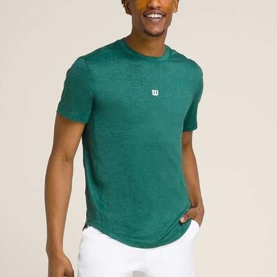 Wilson Everyday Performance Tee Men's Tennis Apparel Field Green