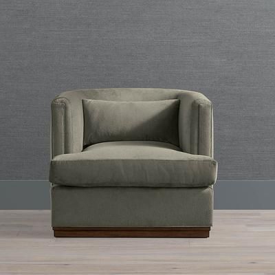 Esme Lounge Chair - Caramel Luca Leather - Frontgate