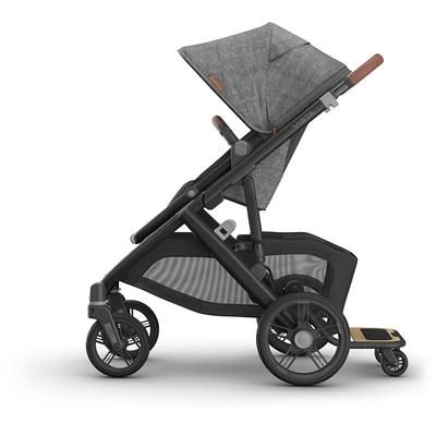 UPPAbaby Vista V3 Single-to-Double Stroller + PiggyBack Ride-Along Bundle - Savannah