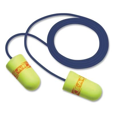 3M 3114109 E-A-Rsoft Metal Detectable Soft Foam Earplugs, 32 dB NRR, Yellow, 200/Box - Box of 200 MMM3114109
