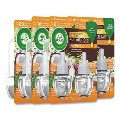 Air Wick 91110 Life Scents Scented Oil Refills, Paradise Retreat, 0.67 oz, 2/Pack, 6 Packs/Carton - Case of 6 Packs RAC91110