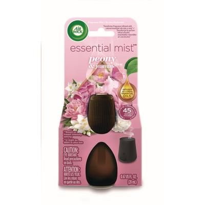 Air Wick 98555 Essential Mist Refill, Peony and Jasmine, 0.67 oz, 6/Carton - Case of 6 RAC98555