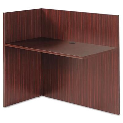Alera VA324424MY Valencia Reversible Reception Return, 44 1/8w x 23 5/8d x 41 1/2h, Mahogany