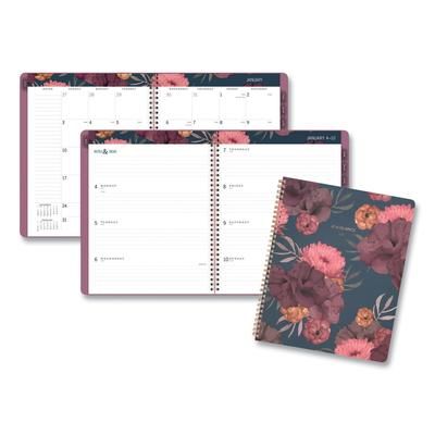 At-A-Glance 5254905 Dark Romance Weekly/Monthly Planner, Dark Romance Floral Artwork, 11 x 8.5, Multicolor Cover, 13-Month (Jan-Jan): 2024-2025 AAG525