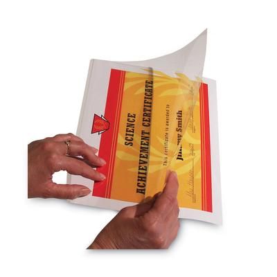 C-Line Products 65187 Quick Cover Laminating Pockets, 12 mil, 9.13" x 11.5", Gloss Clear, 25/Box - Box of 25 CLI65187