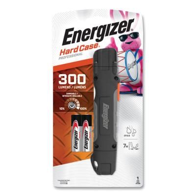 Energizer TUF2AAPE Hardcase Professional Task LED Flashlight, 2 AA Batteries (Included), Black EVETUF2AAPE